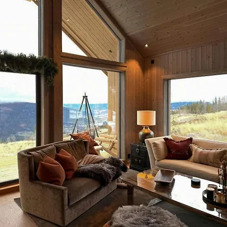 New Mountain With Panoramic Views In Hafjell Feriehus