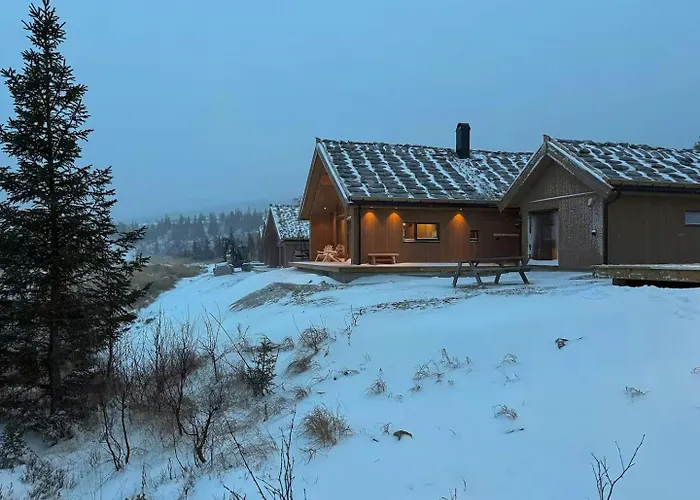 Prázdninový dům New Mountain With Panoramic Views In Hafjell Øyer